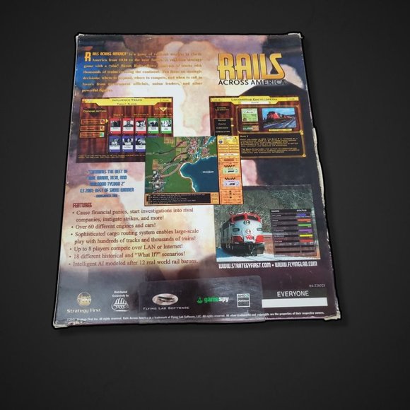 Rails Across America Big Box PC Game Retro - Picture 2 of 7